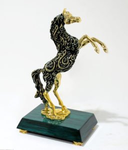 Arabic horse sculpture uae